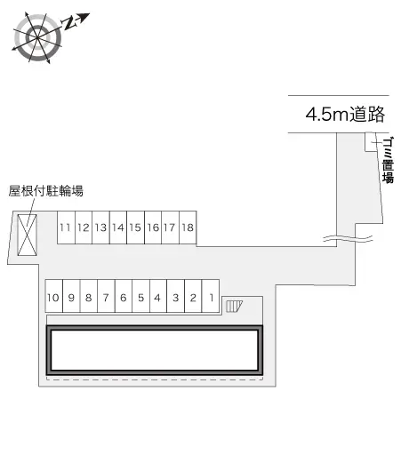 ★手数料０円★都城市東町　月極駐車場（LP）